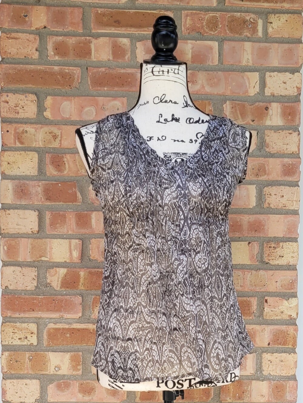Converse One Star Patterned Women's Sleeveless Top - XS